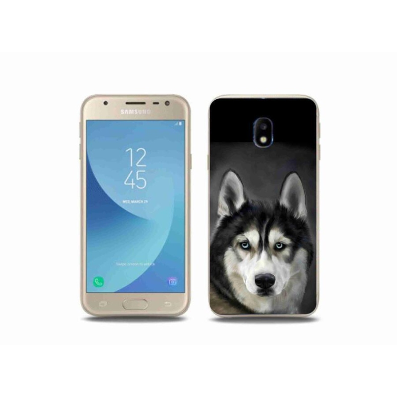 Gél tok mmCase mobiltelefonhoz Samsung Galaxy J3 (2017) - husky
