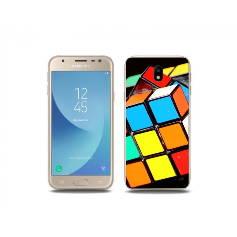 Gél tok mmCase Samsung Galaxy J3 (2017) - Rubik kocka