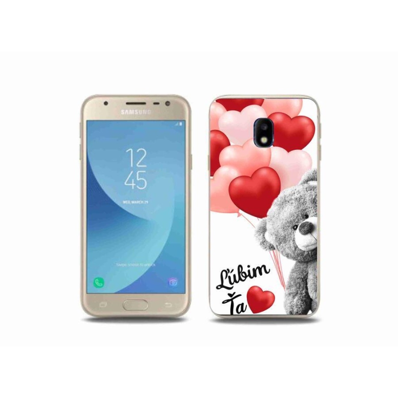 Gél tok mmCase mobiltelefonhoz Samsung Galaxy J3 (2017) - I love you en