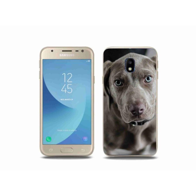 Gél tok mmCase Samsung Galaxy J3 (2017) - výmarský ohař