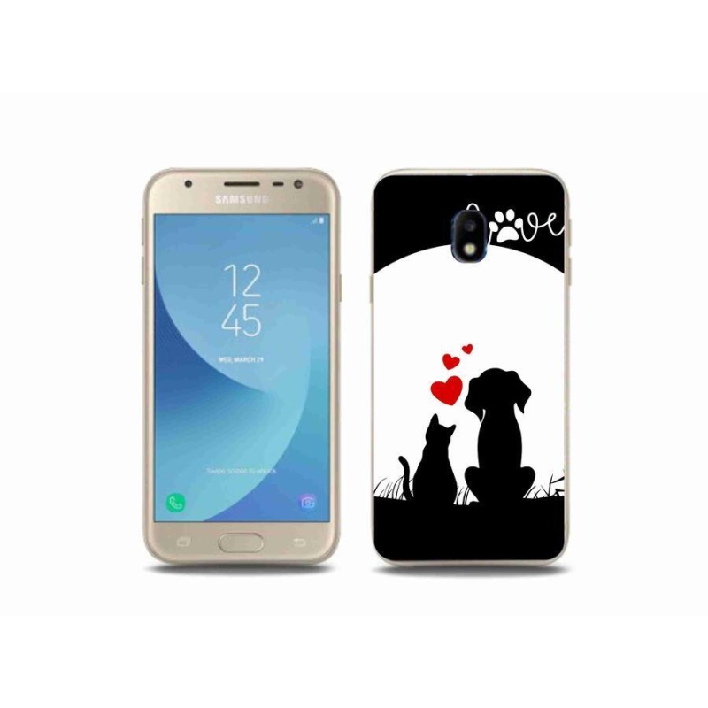 Gél tok mmCase Samsung Galaxy J3 (2017) - állatszeretet
