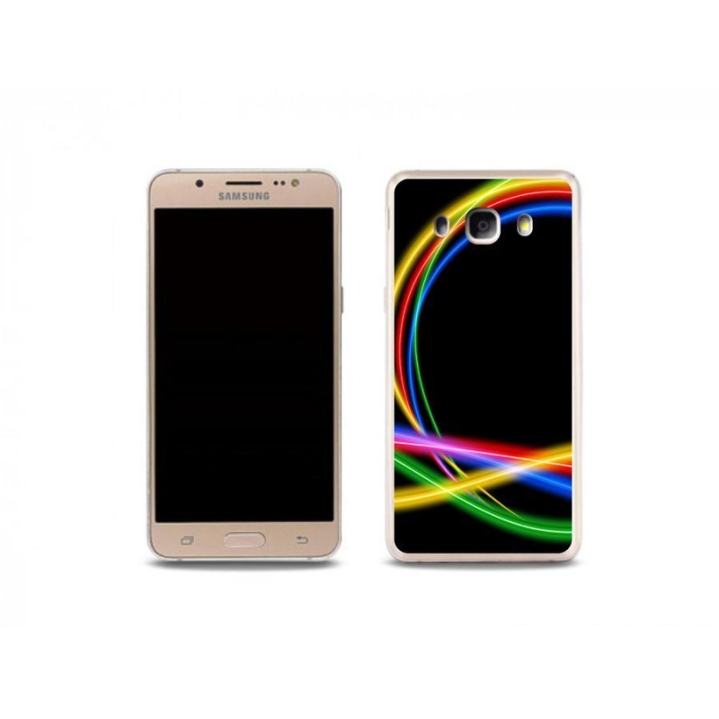 Gél tok mmCase Samsung Galaxy J5 (2016) - neon körökhöz