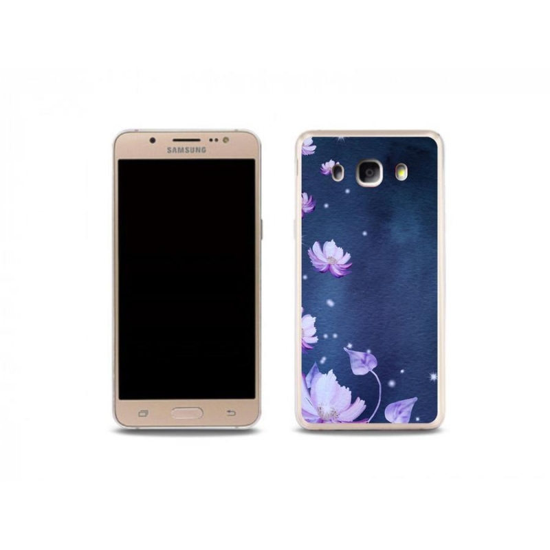 Gél tok mmCase mobiltelefonhoz Samsung Galaxy J5 (2016) - hulló virágok