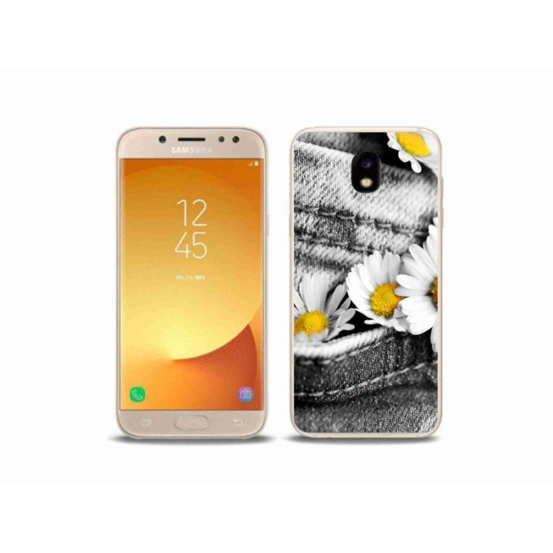 Gél tok mmCase mobiltelefonhoz Samsung Galaxy J5 (2017) - százszorszépek