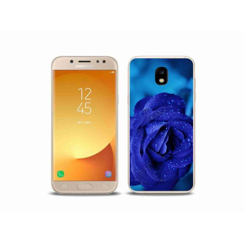 Gél tok mmCase Samsung Galaxy J5 (2017) - kék rózsa