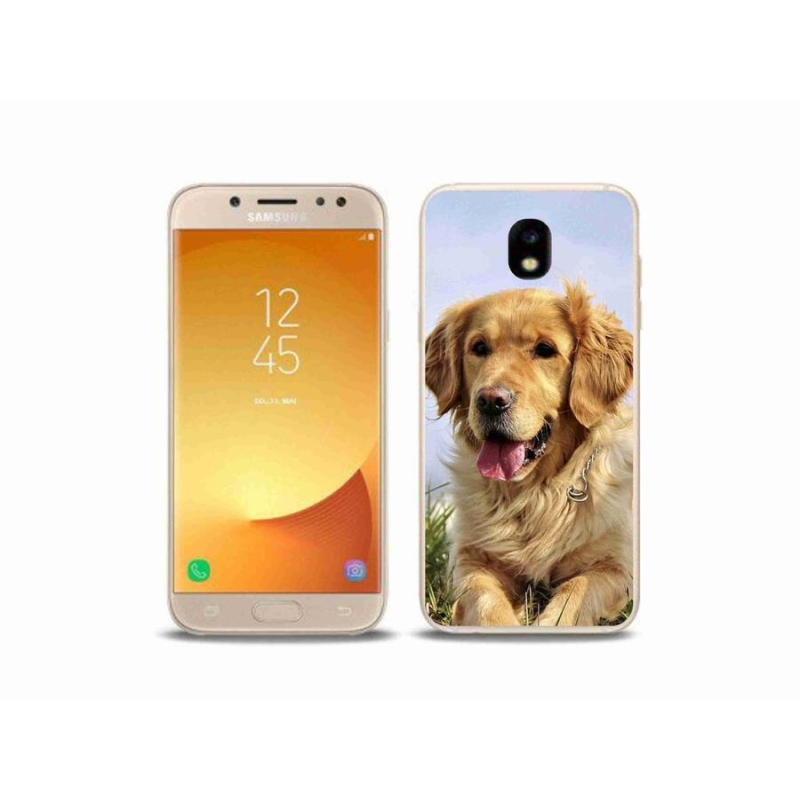 Gél tok mmCase mobiltelefonhoz Samsung Galaxy J5 (2017) - arany retriever