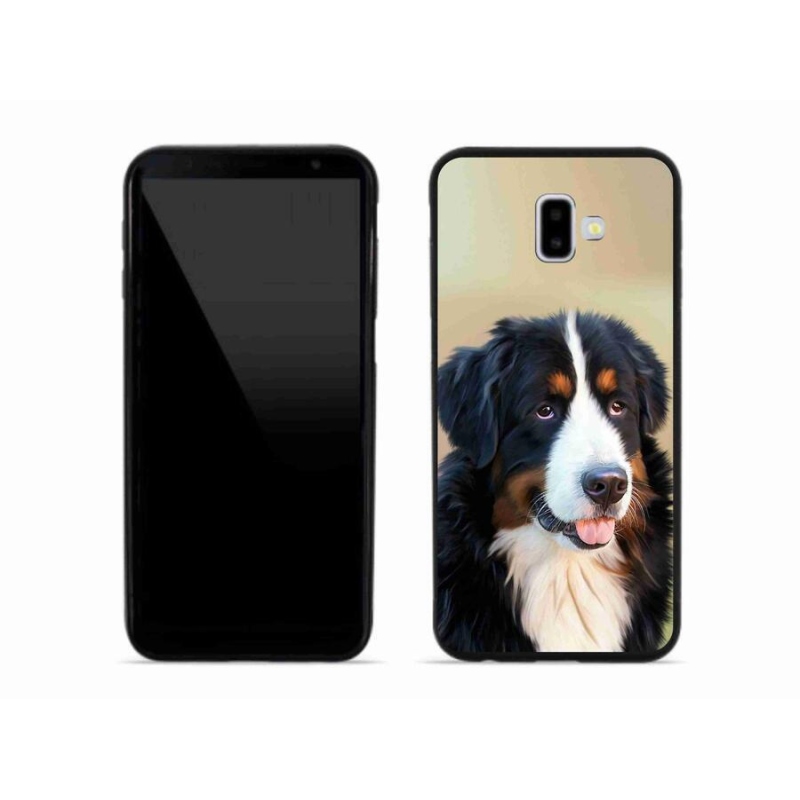Gél tok mmCase mobiltelefonhoz Samsung Galaxy J6 Plus - Berni hegyi kutya