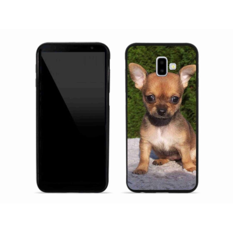 Gél tok mmCase mobiltelefonhoz Samsung Galaxy J6 Plus - chihuahua 3