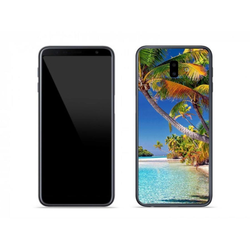 Gél tok mmCase mobiltelefonhoz Samsung Galaxy J6 Plus - tengerparti tengerpart