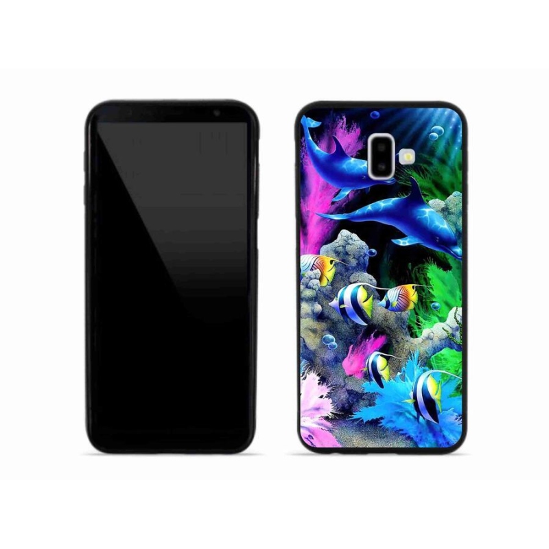 Gél tok mmCase mobiltelefonhoz Samsung Galaxy J6 Plus - tenger világa