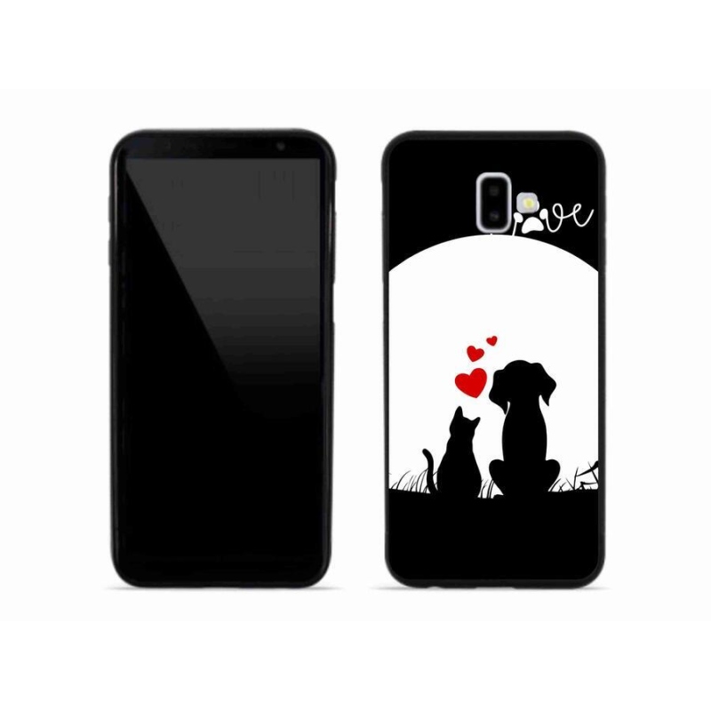 Gél tok mmCase Samsung Galaxy J6 Plus készülékhez - állatszerelem