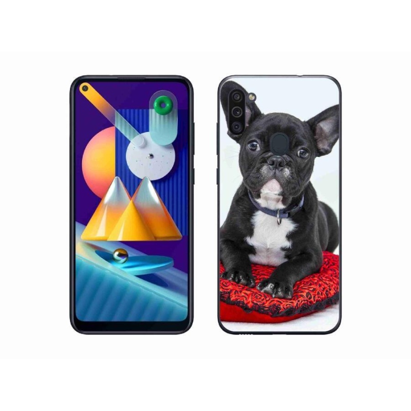 Gél tok mmCase mobiltelefonhoz Samsung Galaxy M11 - bulldog