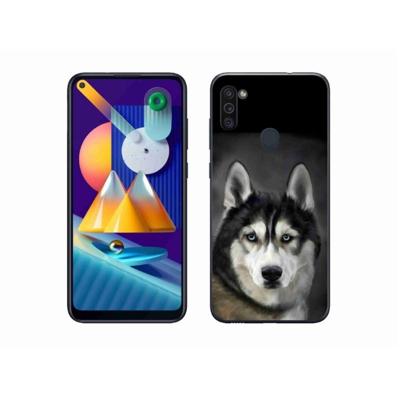 Gél tok mmCase mobiltelefonhoz Samsung Galaxy M11 - husky