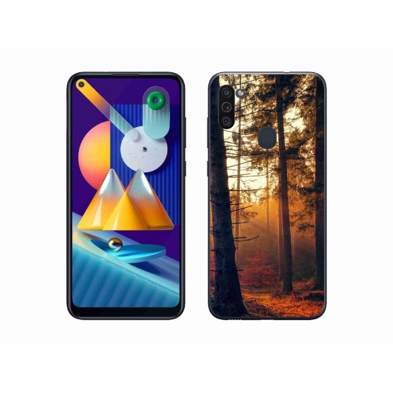 Gél tok mmCase Samsung Galaxy M11 készülékhez - erdő