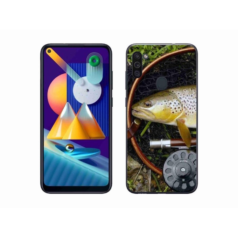 Gél tok mmCase mobil Samsung Galaxy M11 - pisztráng 2