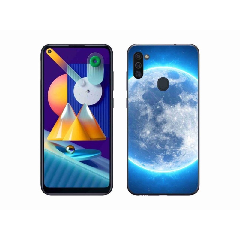 Gél tok mmCase a Samsung Galaxy M11 készülékhez - földgömb alakú