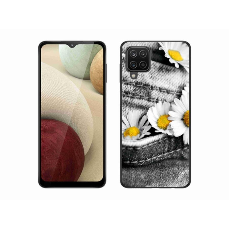 Gél tok mmCase mobiltelefonhoz Samsung Galaxy M12 - százszorszépek