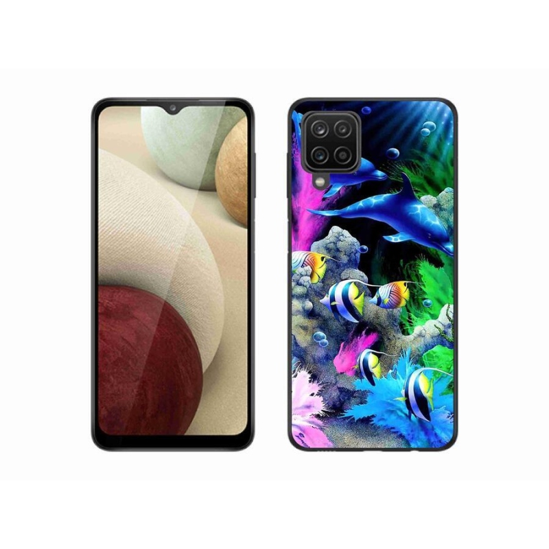 Gél tok mmCase mobil Samsung Galaxy M12 - tengeri világ