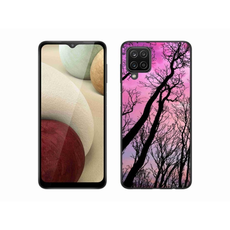 Gél tok mmCase mobiltelefonhoz Samsung Galaxy M12 - kidőlt fák