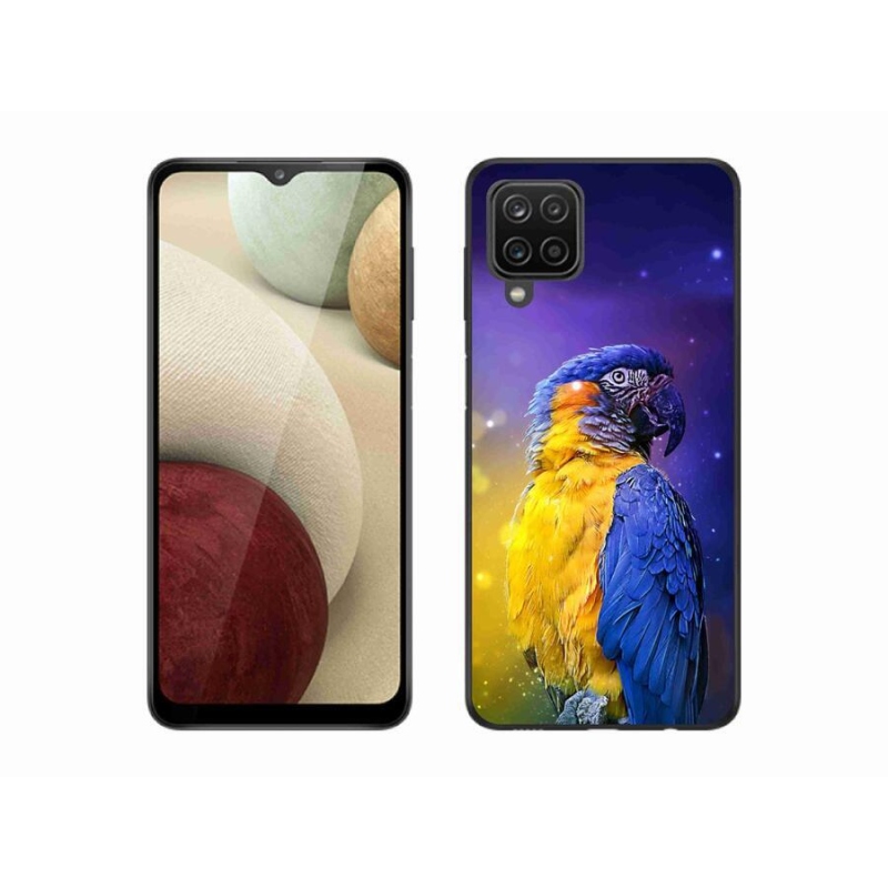 Gél tok mmCase mobiltelefonhoz Samsung Galaxy M12 - papagáj ara 1