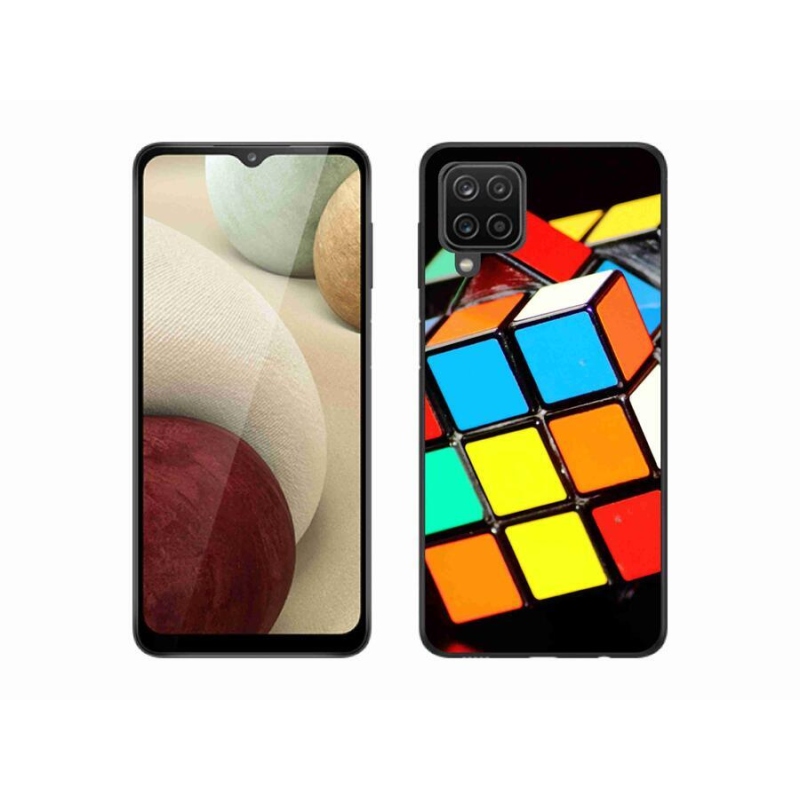 Gél tok mmCase a Samsung Galaxy M12 készülékhez - Rubik-kocka