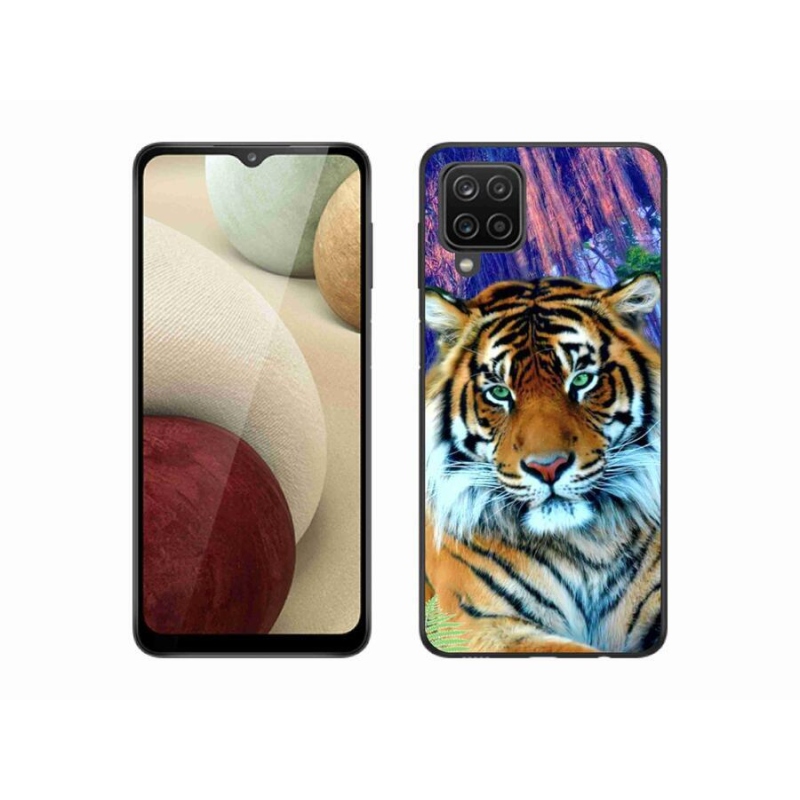 Gél tok mmCase mobiltelefonhoz Samsung Galaxy M12 - tigris