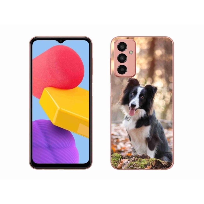 Gél tok mmCase mobil Samsung Galaxy M13 - border colie 1