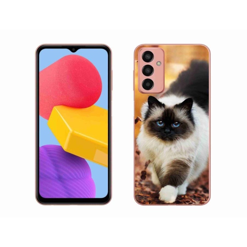 Gél tok mmCase a Samsung Galaxy M13 készülékhez - macska
