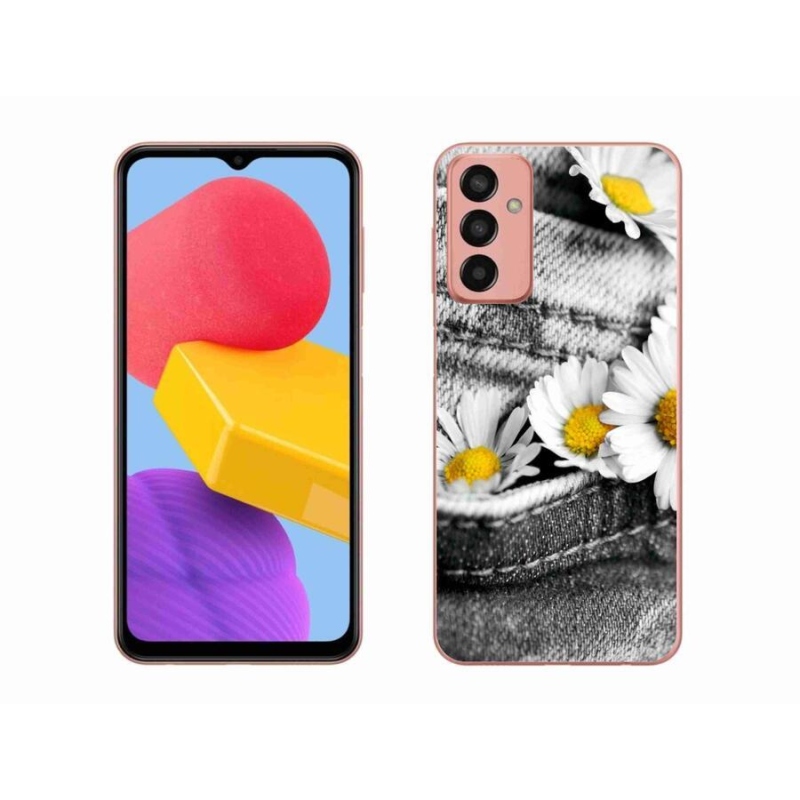 Gél tok mmCase mobiltelefonhoz Samsung Galaxy M13 - százszorszépek