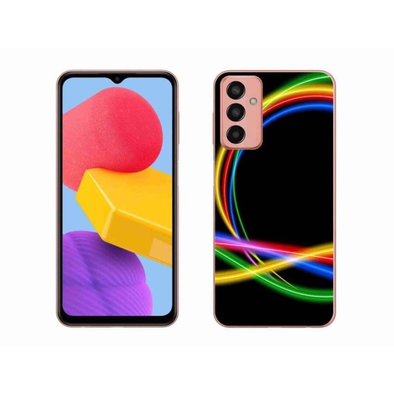 Gél tok mmCase Samsung Galaxy M13 készülékhez - neon körök