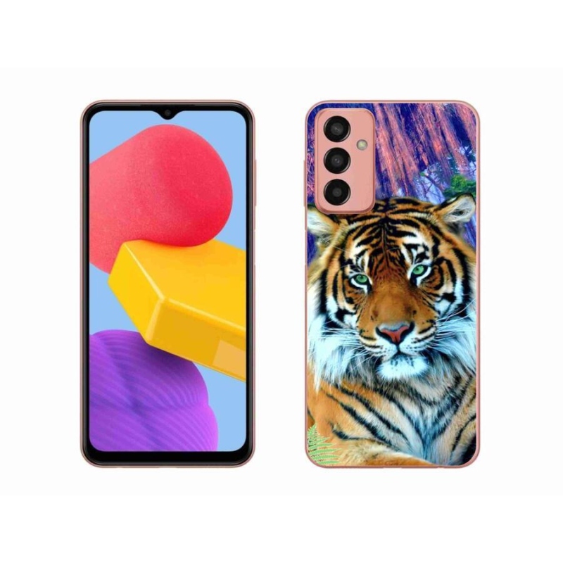 Gél tok mmCase mobiltelefonhoz Samsung Galaxy M13 - tigris