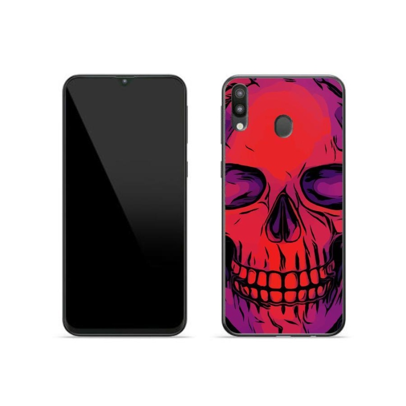 Gél tok mmCase a Samsung Galaxy M20 készülékhez - koponya