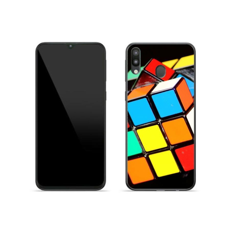 Gél tok mmCase a Samsung Galaxy M20 készülékhez - Rubik-kocka