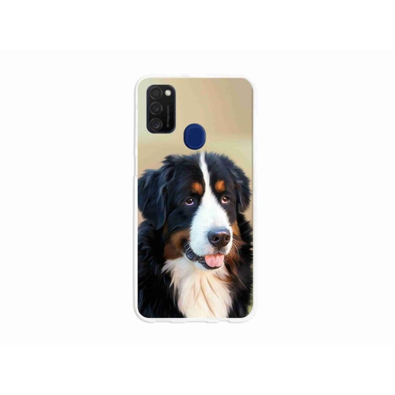 Gél tok mmCase mobiltelefonhoz Samsung Galaxy M21 - Berni hegyi kutya