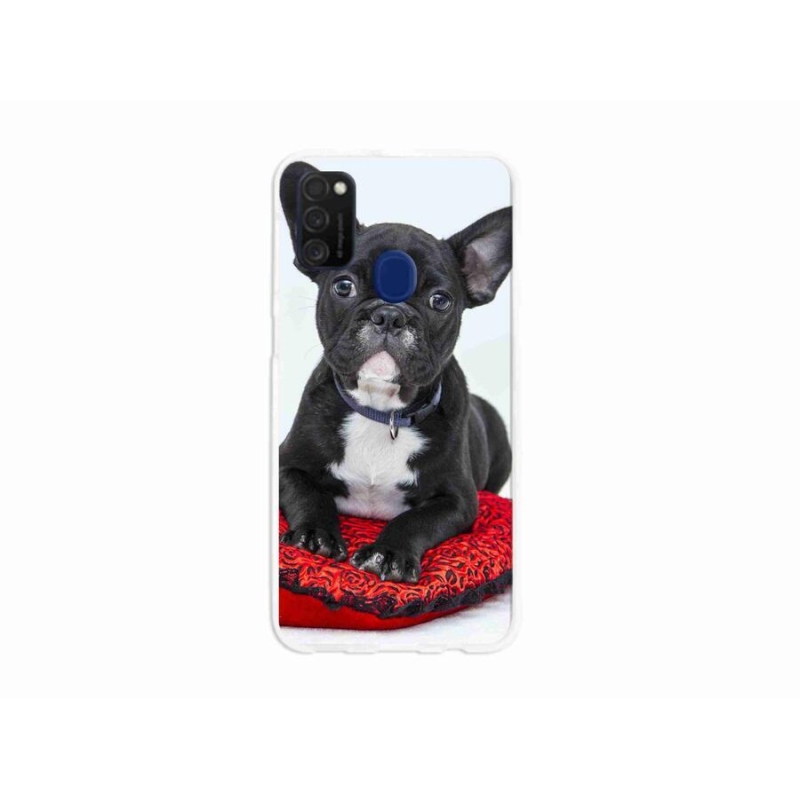 Gél tok mmCase mobiltelefonhoz Samsung Galaxy M21 - bulldog