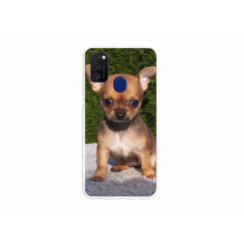 Gél tok mmCase mobil Samsung Galaxy M21 - chihuahua 3
