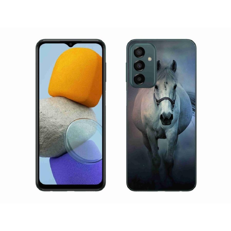 Gél tok mmCase Samsung Galaxy M23 5G - futó fehér lóhoz