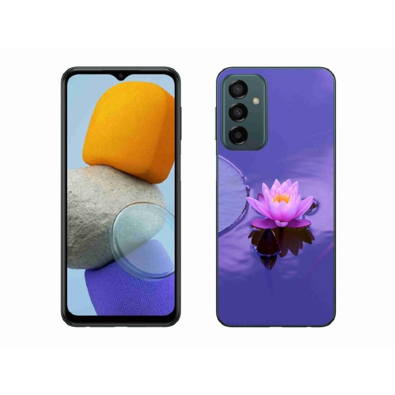 Gél tok mmCase a mobil Samsung Galaxy M23 5G - virág a felszínen