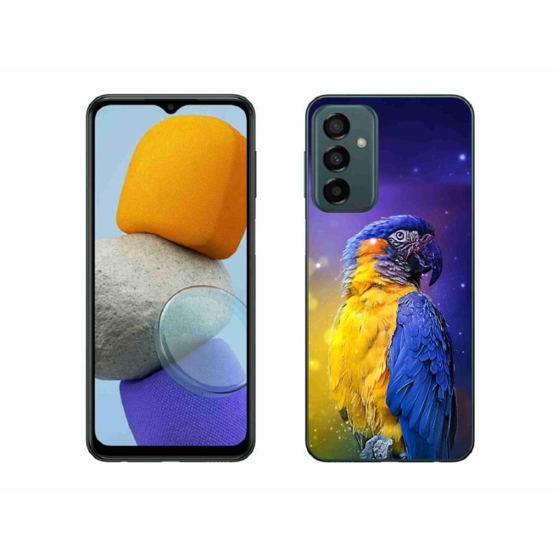 Gél tok mmCase a Samsung Galaxy M23 5G készülékhez - papagáj ara 1