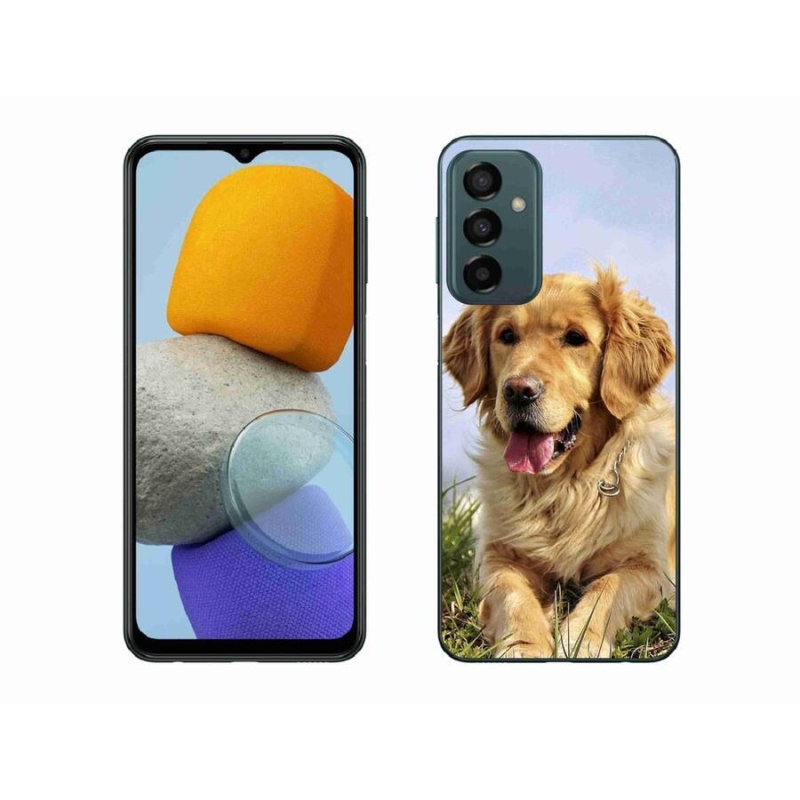 Gél tok mmCase a Samsung Galaxy M23 5G készülékhez - arany retriever