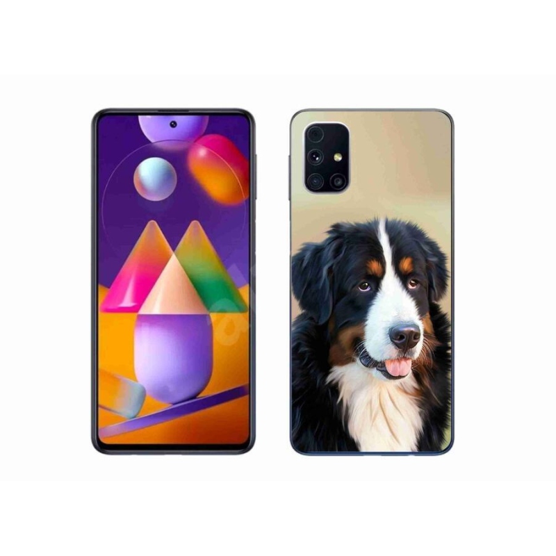 Gél tok mmCase Samsung Galaxy M31s készülékhez - Berni hegyi kutya