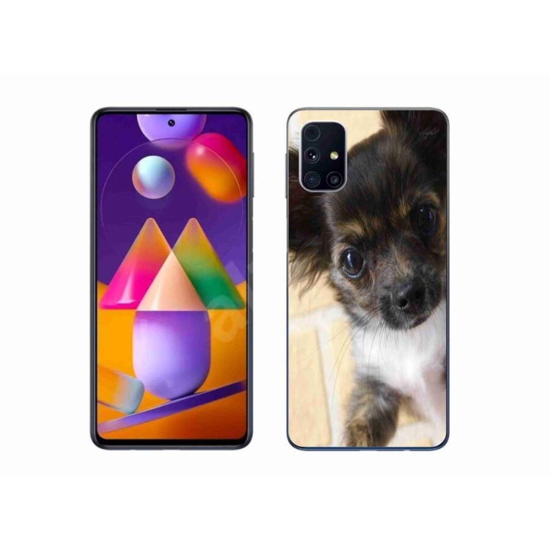 Gél tok mmCase mobil Samsung Galaxy M31s - chihuahua 2