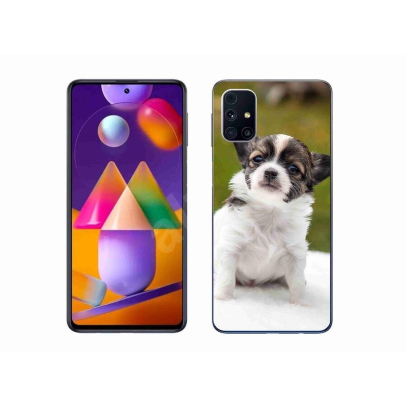 Gél tok mmCase mobil Samsung Galaxy M31s - chihuahua 4