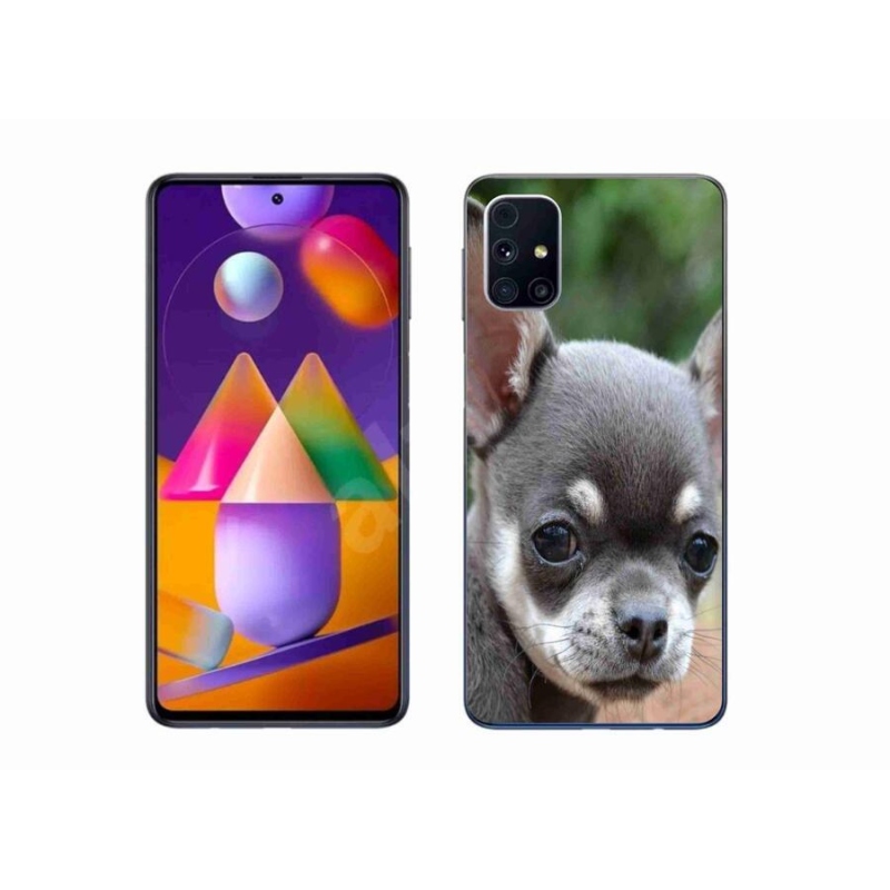 Gél tok mmCase mobil Samsung Galaxy M31s - chihuahua