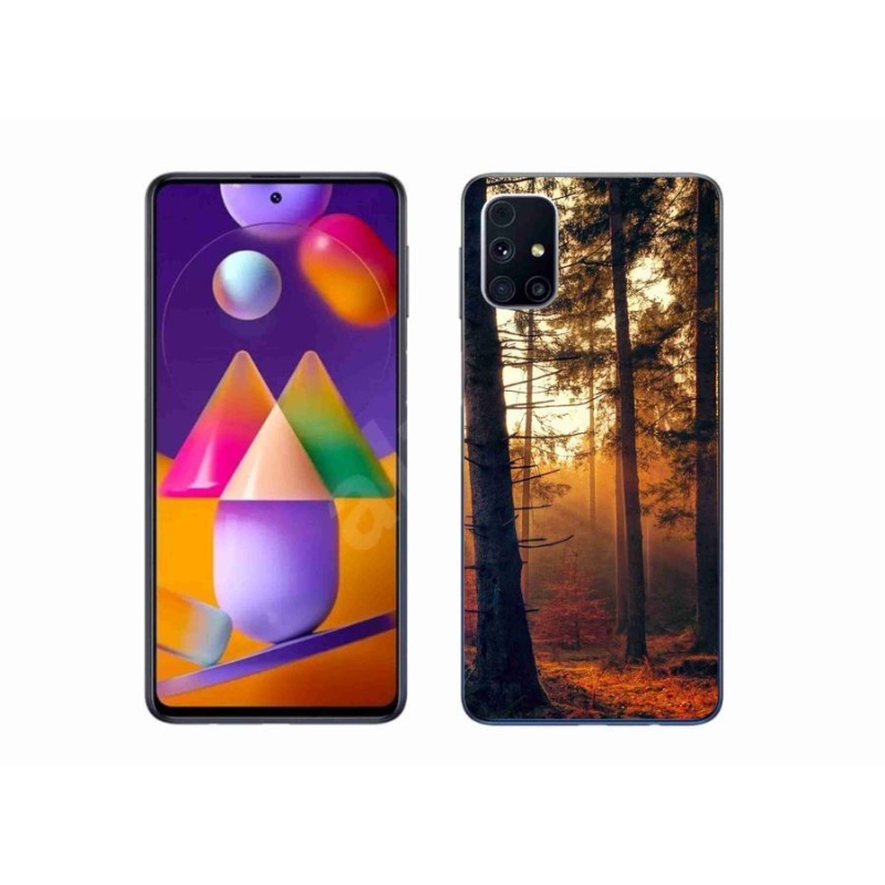 Gél tok mmCase Samsung Galaxy M31s készülékhez - erdő
