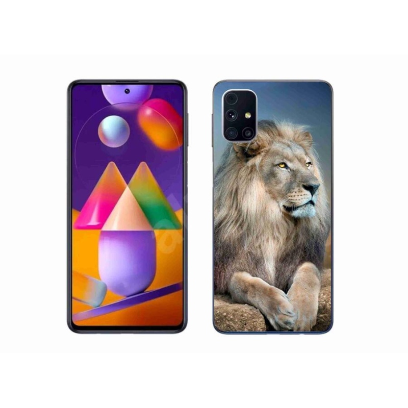Gél tok mmCase Samsung Galaxy M31s készülékhez - Lion 1