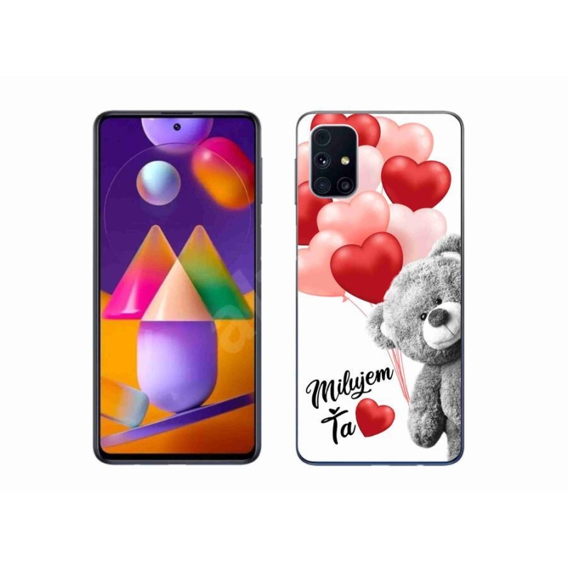 Gél tok mmCase a Samsung Galaxy M31s készülékhez - I love you