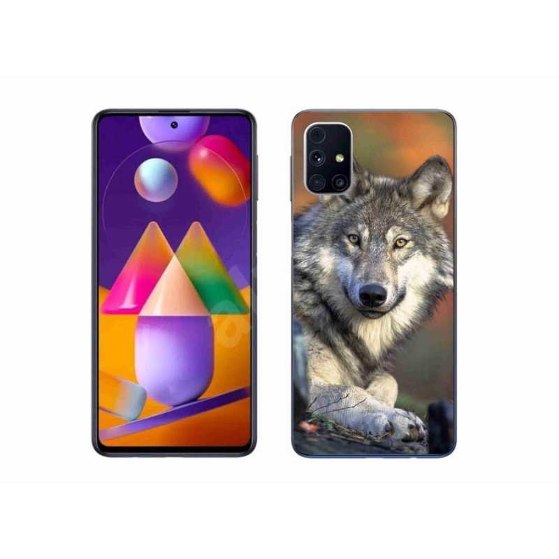 Gél tok mmCase Samsung Galaxy M31s készülékhez - farkas