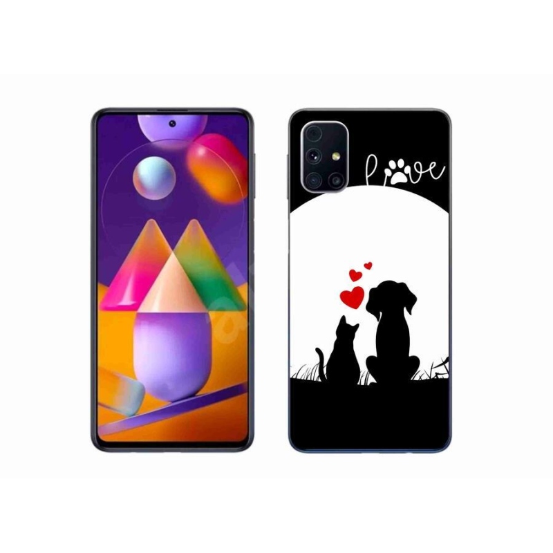 Gél tok mmCase Samsung Galaxy M31s készülékhez - állatszerelem