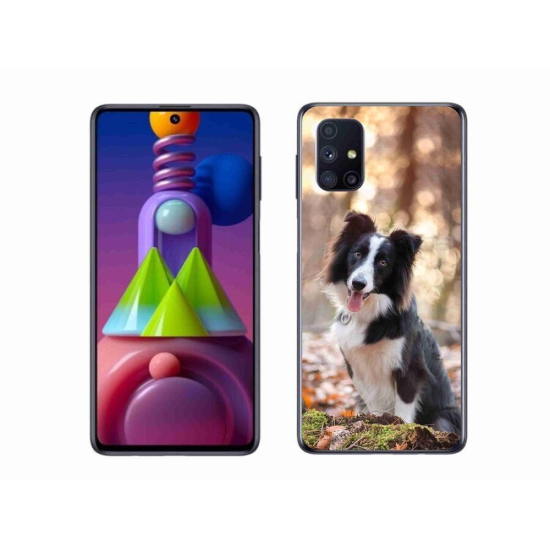 Gél tok mmCase mobil Samsung Galaxy M51 - border colie 1
